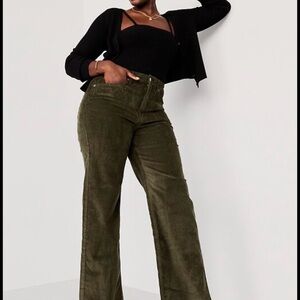Old Navy Woman’s Olive Corduroy Pants